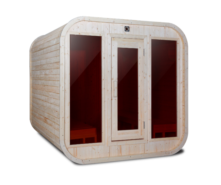 Kvadratická sauna Termodrevo d.2400 (6-8 osoby)