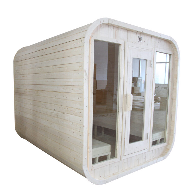 Kvadratická sauna Smrek d.1800 (2-4 osoby)