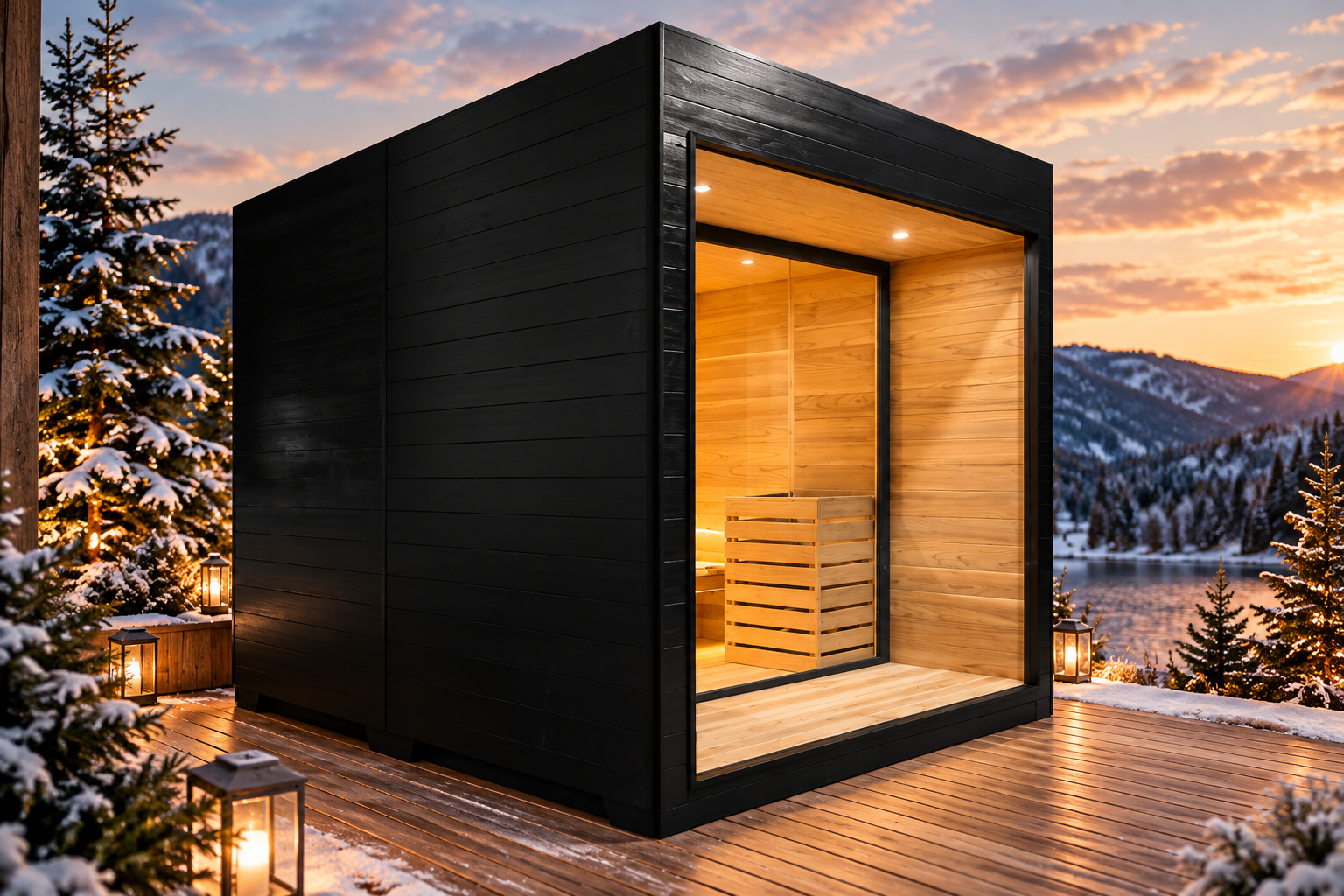 Sauna Ceder Model Black Baccara – Obrázok 3